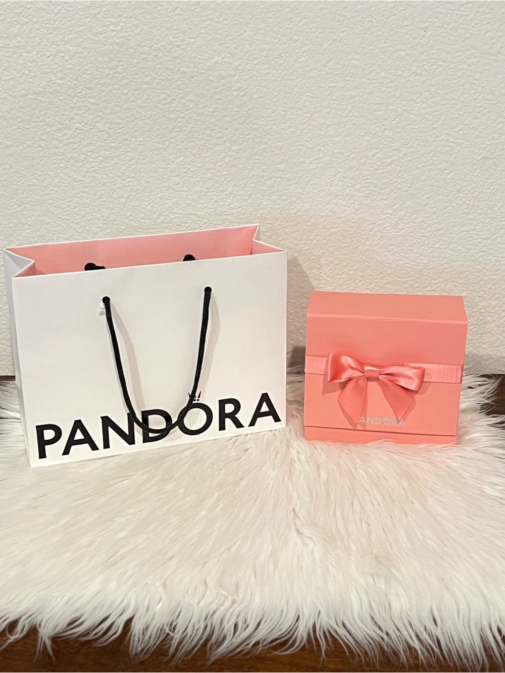 Pandora Pink Premium Gift Packaging Set – Two Empty Boxes, Tissue & Bag Bundle
